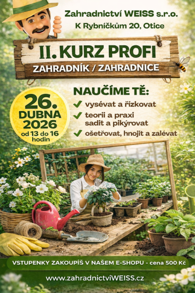 KURZ PROFI ZAHRADNÍK/ZAHRADNICE II.