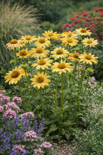 ECHINACEA PURPUREA  MELLOW YELLOWS