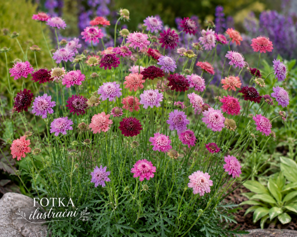 CHRASTAVEC MAKEDONSKÝ - KNAUTIA MACEDONICA MELTON PASTELS