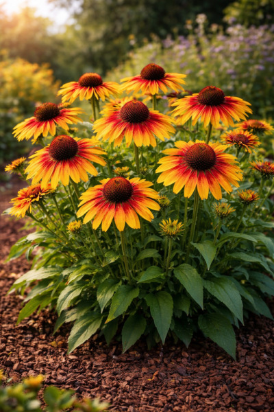 ECHINACEA PURPUREA SOMBRERO SPECIAL YELLOW RED