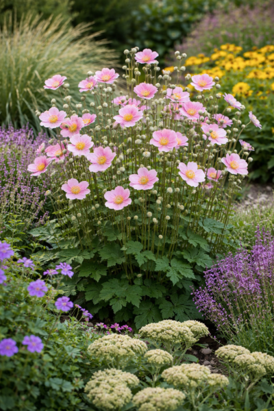 SASANKA - ANEMONE HUPEHENSIS ROSE SHADES