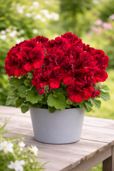PELARGONIE GRAN. ARISTO DEEP RED – ANGLICKÝ MUŠKÁT