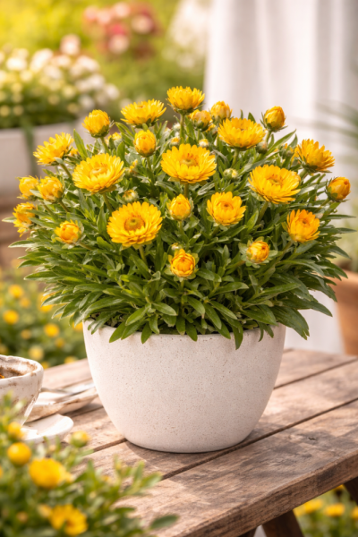 SLAMĚNKA – HELICHRYSUM BRACTEATUM HELIANA GOLD