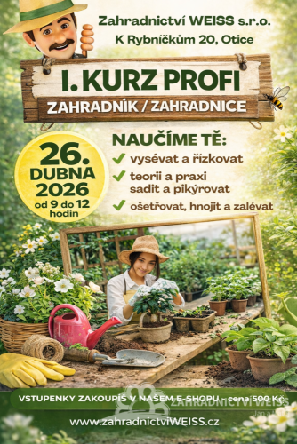 KURZ PROFI ZAHRADNÍK/ZAHRADNICE I.