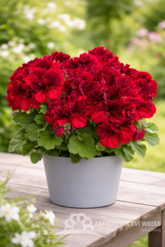 PELARGONIE GRAN. ARISTO DEEP RED – ANGLICKÝ MUŠKÁT